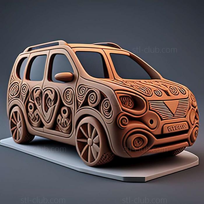 3D модель Dacia Lodgy (STL)